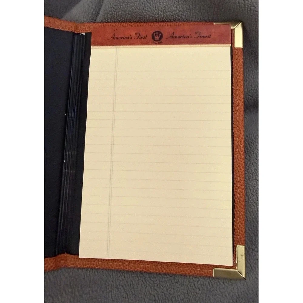 Spalding NBA Basketball Texture Folio Notepad‎ Holder Office Memo Pad Cover